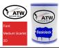 Preview: Ford, Medium Scarlet, 2D: 500ml Lackdose, von ATW Autoteile West.